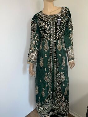 New Pakistani Indian maxi outfit 3 pc